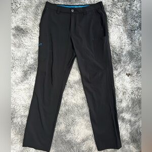 Amazon Delivery Black Stretch Performance Pants Size Large